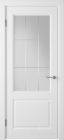 Межкомнатная дверь Доррен 58ДО0 Белая эмаль
