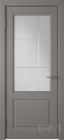 Межкомнатная дверь Доррен 58ДО03 Темно серый