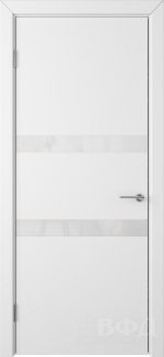 Межкомнатная дверь Ньюта 59ДО0 Белая эмаль