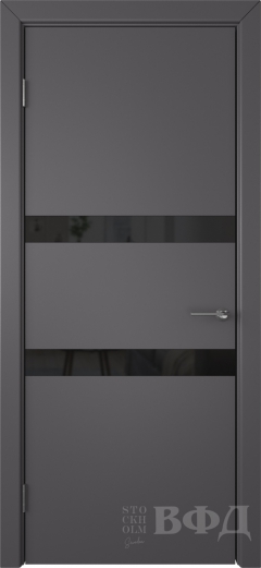 Межкомнатная дверь Ньюта 59ДО06 Графит