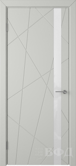 Межкомнатная дверь Флитта 26ДО02 Светло серый