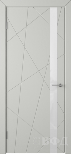 Межкомнатная дверь Флитта 26ДО02 Светло серый