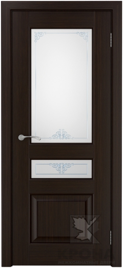Межкомнатная дверь Порто-6 ДОО1 Темный шоколад