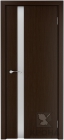 Межкомнатная дверь Лаура ДГ Венге Белый триплекс