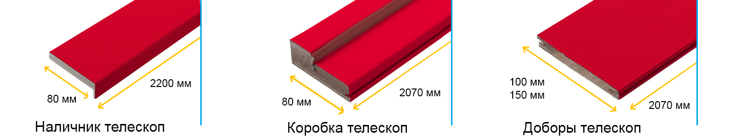 Погонаж для Цветных дверей