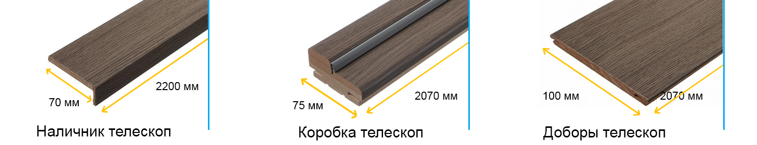 Погонаж для дверей Экошпон