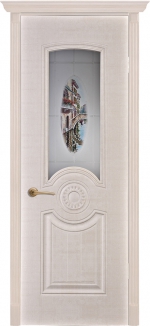 Межкомнатная дверь Венеция Речица ДО Беленый дуб