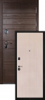 Сейф-дверь S 67 MD Спарта Беленый дуб