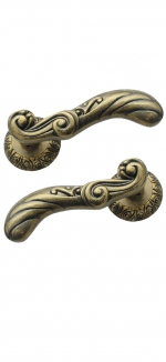 Дверная ручка А-78 Античная латунь