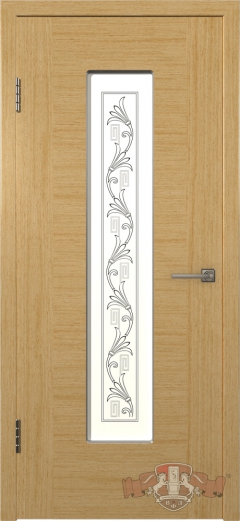 Межкомнатная дверь Рондо 8ДО1 Светлый дуб