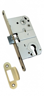 Замок механический под цилиндр Бронза