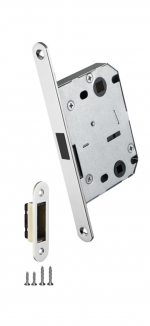 Замок магнитный под завертку Хром