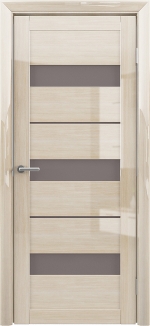 Межкомнатная дверь Прага Глянец Мокко Бронза