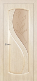 Межкомнатная дверь Диамант ДО Беленый дуб