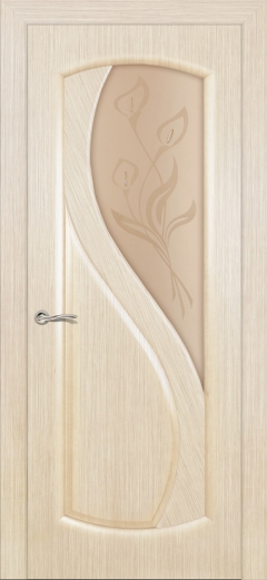 Межкомнатная дверь Диамант ДО Беленый дуб