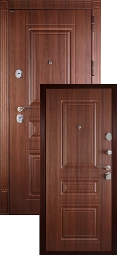 Сейф-дверь Сударь МД-33 Орех бренди/Орех бренди