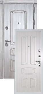 Сейф-дверь Сударь МД-42 Серый/Светлое дерево