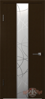 Межкомнатная дверь Токио 16ДО7 Темный венге