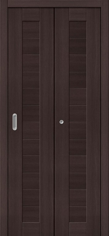 Дверь складная Экопорте 218 Венге